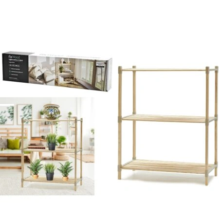 Ραφιέρα  ξύλο 66x32x82cm