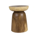 Artekko Munggur Ξύλινο Βοηθητικό Τραπέζι σε Φυσική Απόχρωση (40x40x50)cm