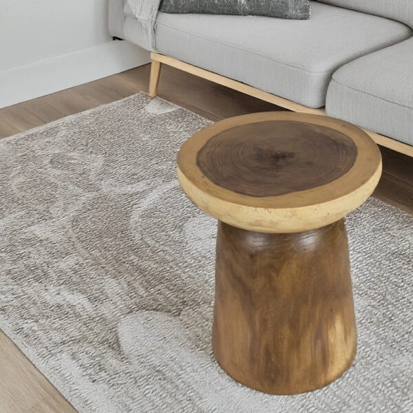 Artekko Munggur Ξύλινο Βοηθητικό Τραπέζι σε Φυσική Απόχρωση (40x40x50)cm