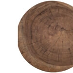 Artekko Munggur Ξύλινο Βοηθητικό Τραπεζι (Σκαμπό) σε Φυσική Απόχρωση (40x40x50)cm