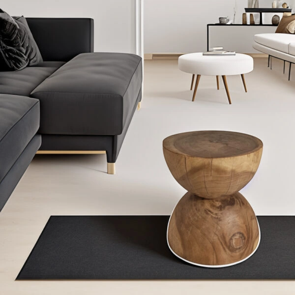 Artekko Munggur Ξύλινο Βοηθητικό Τραπεζι (Σκαμπό) σε Φυσική Απόχρωση (40x40x50)cm