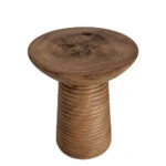 Artekko Munggur Ξύλινο Βοηθητικό Τραπεζι (Σκαμπό) σε Φυσική Απόχρωση (40x40x50)cm