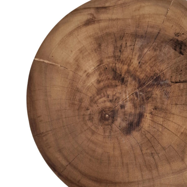 Artekko Munggur Ξύλινο Βοηθητικό Τραπεζι (Σκαμπό) σε Φυσική Απόχρωση (40x40x50)cm