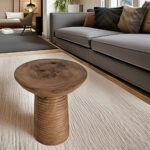 Artekko Munggur Ξύλινο Βοηθητικό Τραπεζι (Σκαμπό) σε Φυσική Απόχρωση (40x40x50)cm