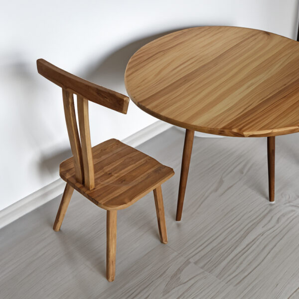 Artekko Munggur Ξύλινη Καρέκλα σε Φυσική Απόχρωση (53x45x93)cm