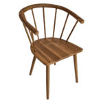 Artekko Munggur Ξύλινη Καρέκλα σε Φυσική Απόχρωση (58x55x86)cm