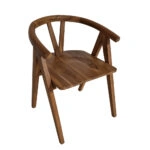 Artekko Munggur Ξύλινη Καρέκλα σε Φυσική Απόχρωση (55x50x72)cm