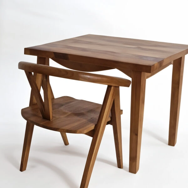 Artekko Munggur Ξύλινη Καρέκλα σε Φυσική Απόχρωση (55x50x72)cm