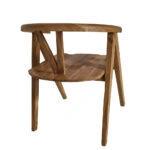 Artekko Munggur Ξύλινη Καρέκλα σε Φυσική Απόχρωση (55x50x72)cm