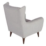 Artekko Rosie Γκρι Υφασμάτινη Μπερζέρα (90x70x100)cm