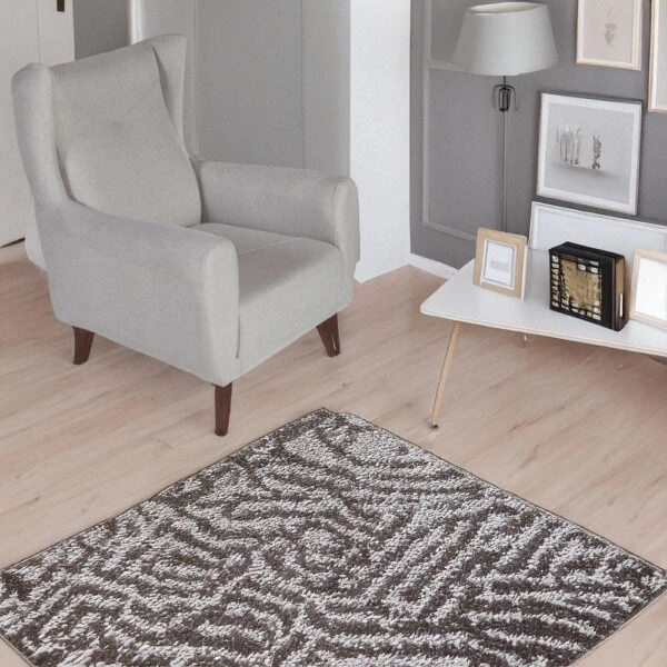 Artekko Rosie Γκρι Υφασμάτινη Μπερζέρα (90x70x100)cm