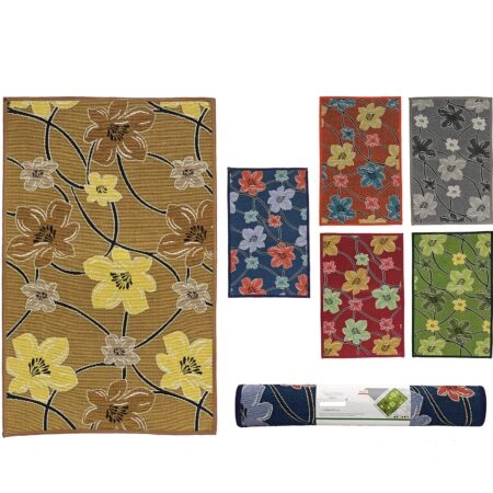 Χαλί  70% πολυεστέρας/30% βαμβάκι 55x140cm Σε 6 Χρώματα