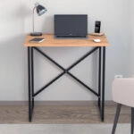 Γραφείο εργασίας Verne Megapap χρώμα pine oak 75x52x73,8εκ.