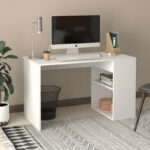 Γραφείο εργασίας Smyrna Megapap χρώμα λευκό 120x60x74,4εκ.