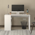 Γραφείο εργασίας Smyrna Megapap χρώμα λευκό 120x60x74,4εκ.