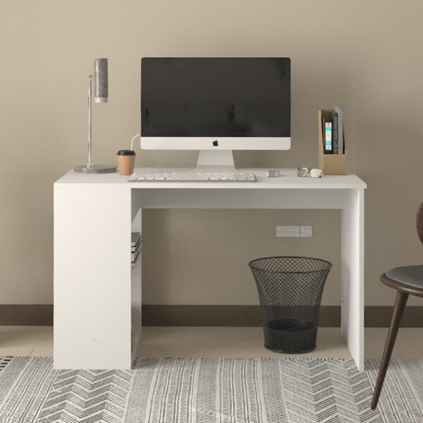 Γραφείο εργασίας Smyrna Megapap χρώμα λευκό 120x60x74,4εκ.