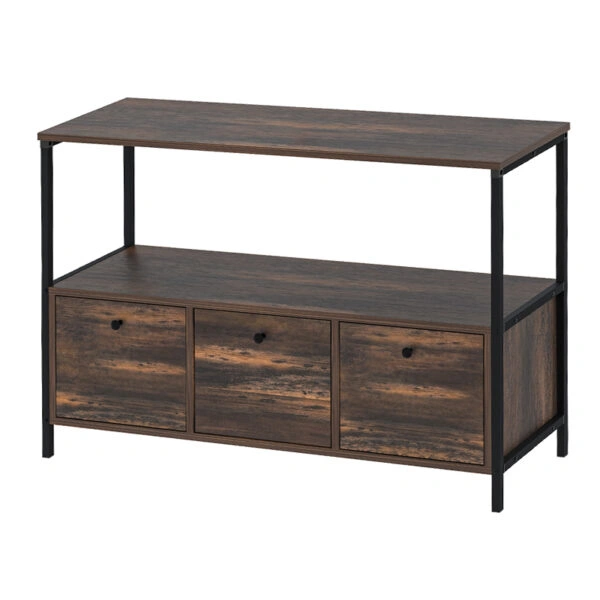 Μπουφές Mars Megapap χρώμα rustic καρυδί 122x36x80,1εκ.