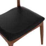 KΑΡΕΚΛΑ ΤΡΑΠΕΖΑΡΙΑΣ ALOR HM9947.03 RUBBERWOOD ΑΝΟΙΧΤΟ ΚΑΡΥΔΙ-ΜΑΥΡΟ PU 55x51x75Υεκ