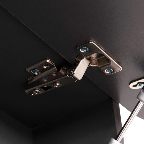 ΚΡΕΜΑΣΤΡΑ ΕΙΣΟΔΟΥ & ΚΛΕΙΣΤΟ ΡΑΦΙ STOR HM18078.03 ΜΕΛΑΜΙΝΗ ΣΚΟΥΡΟ ΓΚΡΙ 84x12x28.6Υεκ