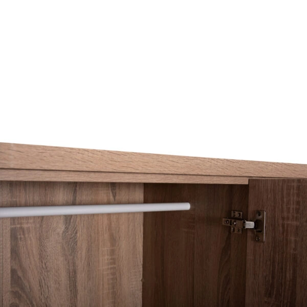 ΝΤΟΥΛΑΠΑ 3ΦΥΛΛΗ ΜΕ ΡΑΦΙΑ FUENTO HM2482.01 SONAMA OAK ΜΕΛΑΜΙΝΗ 120-116x40x123,5Υεκ.
