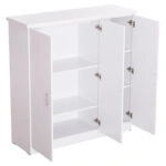 ΝΤΟΥΛΑΠΑ 3ΦΥΛΛΗ ΜΕ ΡΑΦΙΑ FUENTO HM2482.02 ΛΕΥΚΗ ΜΕΛΑΜΙΝΗ 120-116x40x123,5Υεκ.