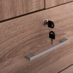 ΝΤΟΥΛΑΠΑ ΜΕ ΣΥΡΤΑΡΙΑ REINA HM2484.11 SONAMA OAK ΜΕΛΑΜΙΝΗ 80x48x183Υεκ.
