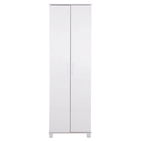 ΠΑΠΟΥΤΣΟΘΗΚΗ-ΝΤΟΥΛΑΠΑ CLUSE HM2403.03 ΜΕΛΑΜΙΝΗ ΛΕΥΚΟ ΧΡΩΜΑ 60Χ36,5Χ186,5Υεκ.