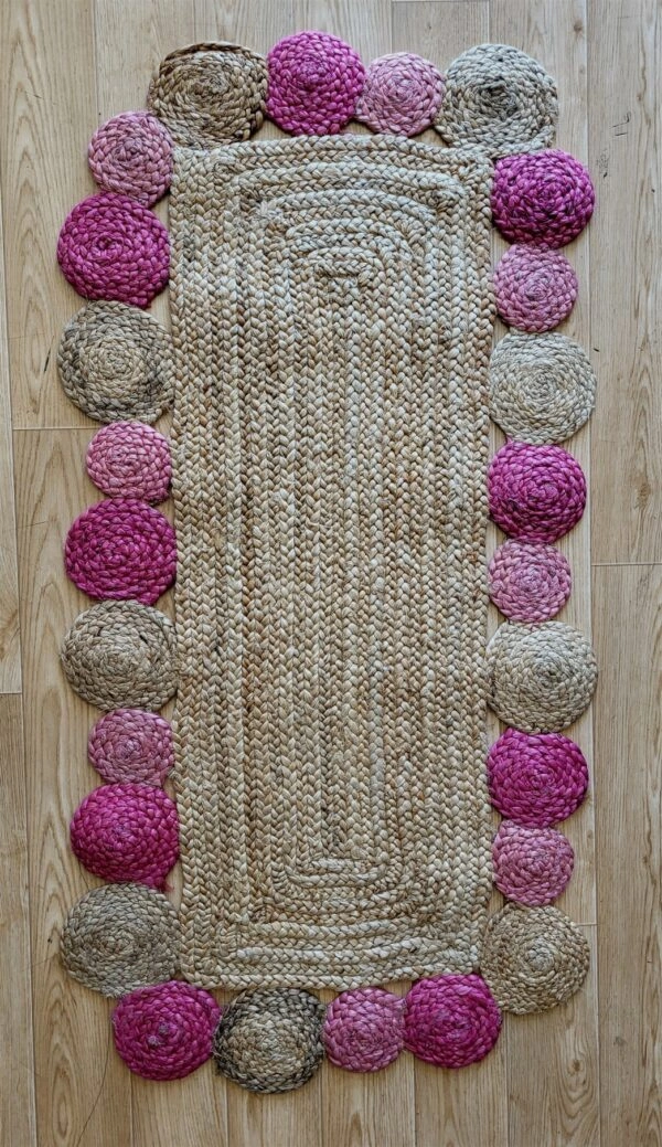 ΧΑΛΙ ΓΙΟΥΤΑ PAVIA PINK - 160cm x 230cm