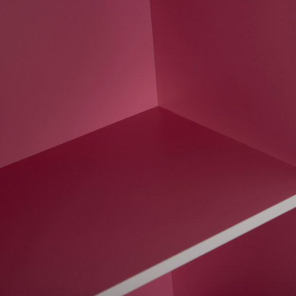 ΡΑΦΙΕΡΑ ΤΟΙΧΟΥ CUBICON HM9941.06 ΡΟΖ-ΛΕΥΚΗ ΜΕΛΑΜΙΝΗ 38,5x23,5x80Υεκ.