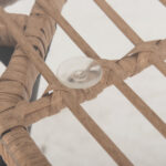 ΣΕΤ 7ΤΜΧ ALLEGRA WICKER ΜΕ ΤΡΑΠΕΖΙ 160X90X78Υ ΜΠΕΖ & ΜΑΥΡΟ ΧΡΩΜΑ HM10495