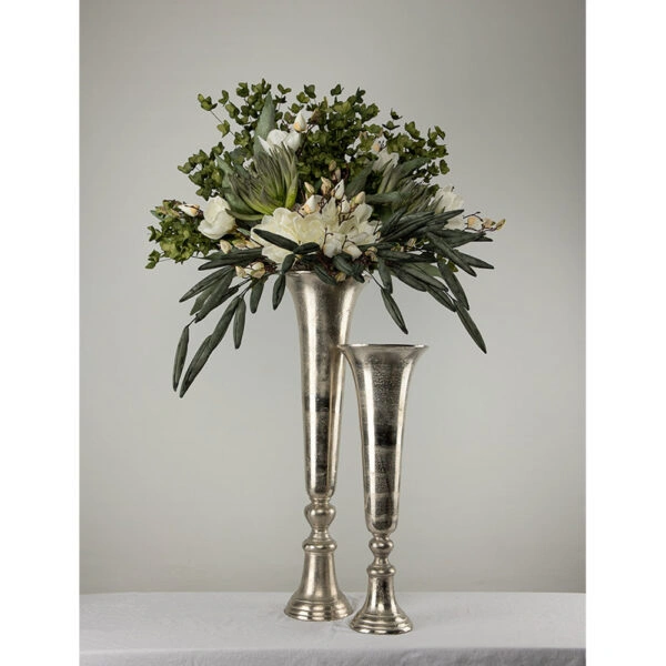 FLORES ΒΑΖΟ 20x20x71 ΑΛΟΥΜΙΝΙΟ ΑΣΗΜΙ