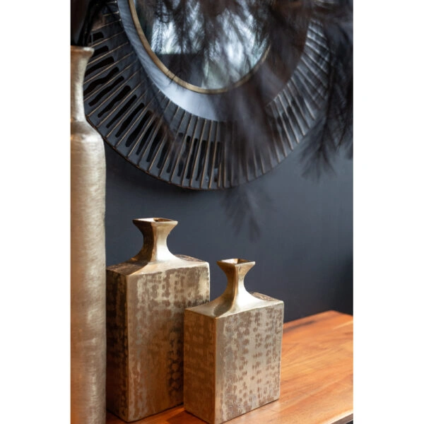 FLASCHE ΒΑΖΟ 19x10x36 ΑΛΟΥΜΙΝΙΟ ΧΡΥΣΟ