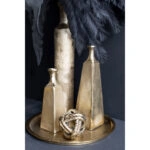 GLORY ΒΑΖΟ 10x10x30 ΑΛΟΥΜΙΝΙΟ ΧΡΥΣΟ