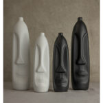 BARIK WHITE ΒΑΖΟ 9x9x29 POLYRESIN ΛΕΥΚΟ