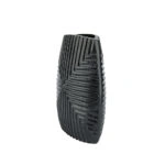 LINEAR ΒΑΖΟ 21x8x24 ΑΛΟΥΜΙΝΙΟ ΜΑΥΡΟ