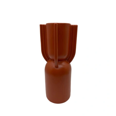 NORDI ΒΑΖΟ 12x12x32cm POLYRESIN TERRACOTTA