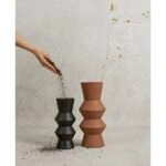 FORMAS ΒΑΖΟ ΒΑΖΟ 14x14x33 ΑΛΟΥΜΙΝΙΟ TERRACOTTA ROUGH
