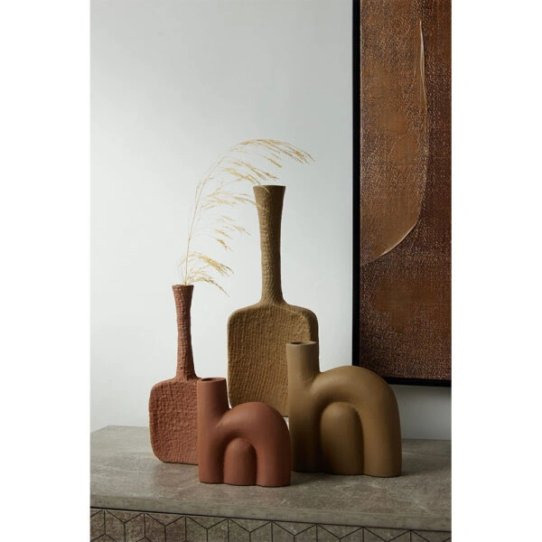 FORMAS ΒΑΖΟ ΒΑΖΟ 15x5x16 ΑΛΟΥΜΙΝΙΟ BEIGE ROUGH