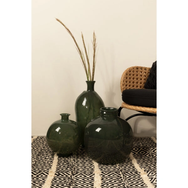 RIPE OLIVE ΒΑΖΟ 32x32x35 ΑΝΑΚΥΚΛΩΜΕΝΟ ΓΥΑΛΙ ΛΑΔΙ