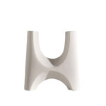 RIDGE ΒΑΖΟ 28x9x32 POLYRESIN ΛΕΥΚΟ