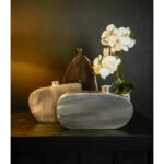 OMNIA ΒΑΖΟ 20x6x41 ΑΛΟΥΜΙΝΙΟ ΑΝΘΡΑΚΙ