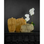 ODEN ΒΑΖΟ 40x7x25 ΑΛΟΥΜΙΝΙΟ ΧΡΥΣΟ