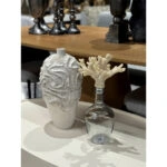 CORALLI ΒΑΖΟ 22x23x42 POLYRESIN ΛΕΥΚΟ