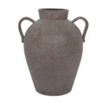 HYDRA ΒΑΖΟ 30x26x35 ΜΕΤΑΛΛΟ ΓΚΡΙ