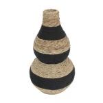 NUBIA ΒΑΖΟ 35x35x61 ΣΧΟΙΝΙ ΦΥΣΙΚΟ ΜΑΥΡΟ PLYWOOD