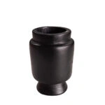 NUBIA ΒΑΖΟ 14x14x20 ΞΥΛΟ ΜΑΥΡΟ