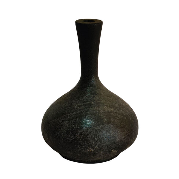 NUBIA ΒΑΖΟ 14x14x20 ΞΥΛΟ ΜΑΥΡΟ