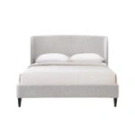 TEDDY ΚΡΕΒΑΤΙ (ΓΙΑ ΣΤΡΩΜΑ 160x200cm) ΓΚΡΙ ΑΝΟΙΧΤΟ 221x171.5x111cm