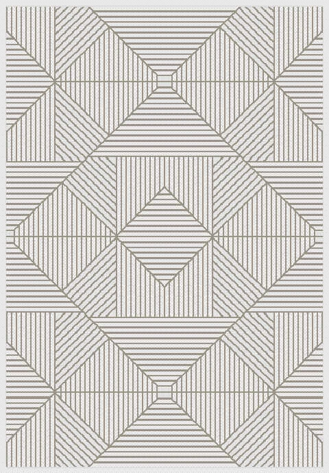 ΧΑΛΙ ΨΑΘΑ DECO 11/W GU6 SILVER - 160cm x 230cm