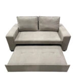 Καναπές Κρεβάτι Διθέσιος  AISHA Καφέ Ύφασμα 176x102x91cm